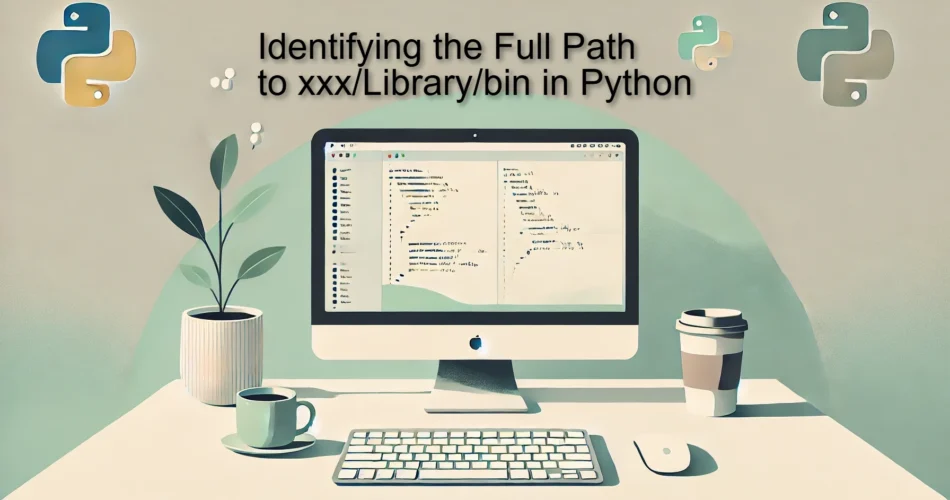 Identifying the Full Path to xxx/Library/bin in Python