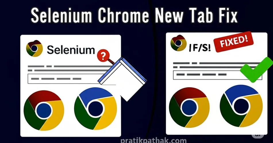 Selenium 4.25 opens Chrome 136 with existing profile to New Tab instead of navigating with driver.get()