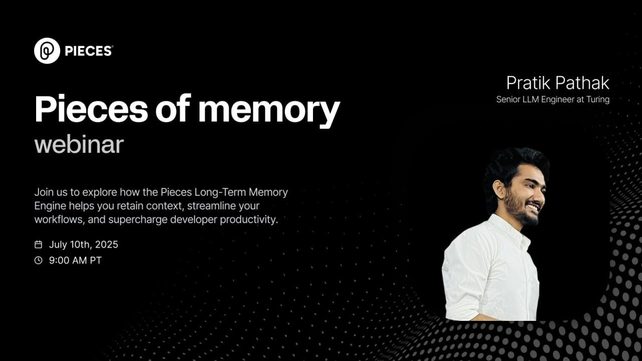 Pieces of Memory Webinar
