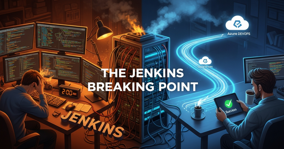Jenkins to Azure DevOps: Why I Completely Moved Because of One Feature 1 Jenkins Brekage Point