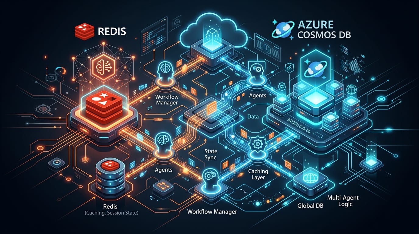 Managing State in Multi-Agent Workflows: Redis vs Cosmos DB in Production – Web Story