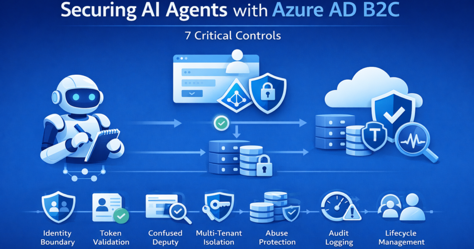 Securing AI agents with Azure AD B2C