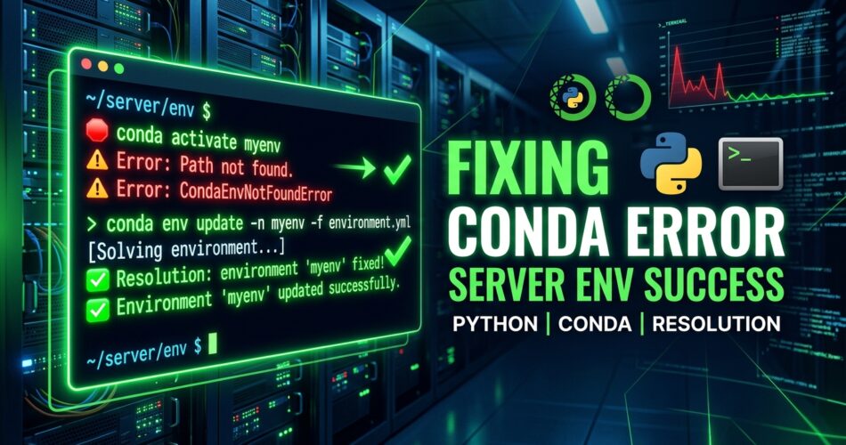 CondaToSNonInteractiveError: How to Fix in 2026 (Docker, CI/CD, Scripts) 1 Fixing the CondaToSNonInteractiveError in Python Docker and CI/CD pipelines in 2026