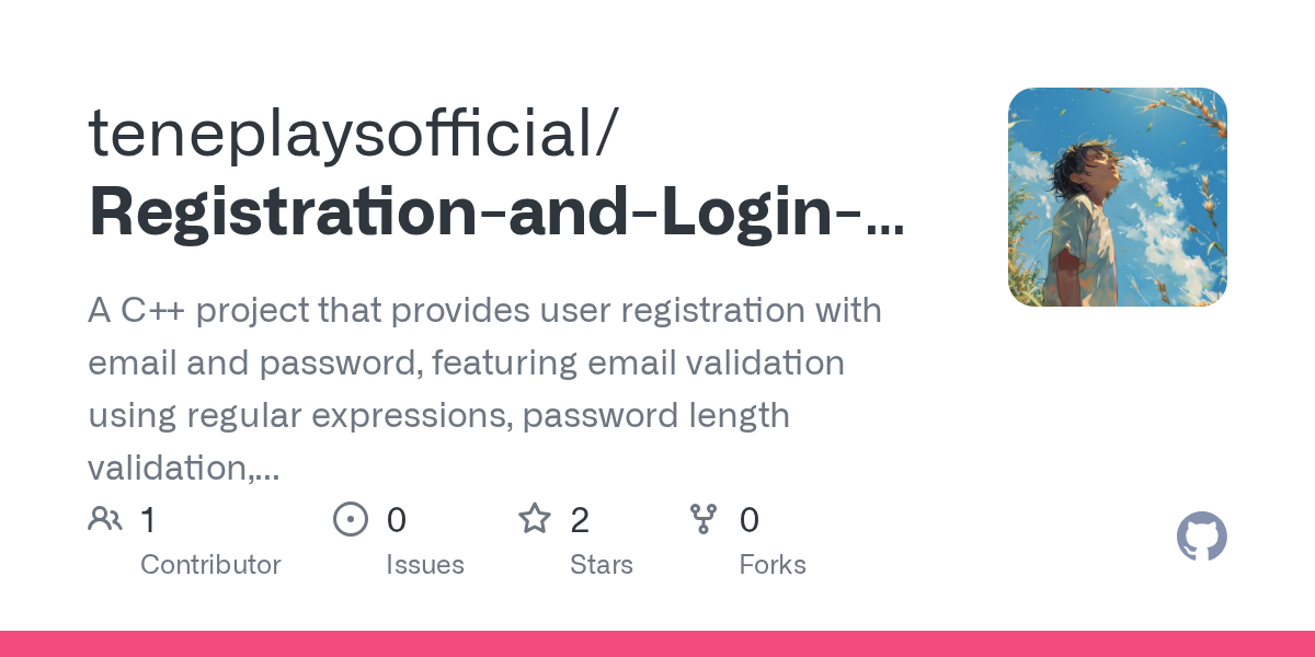 Login and Registration System