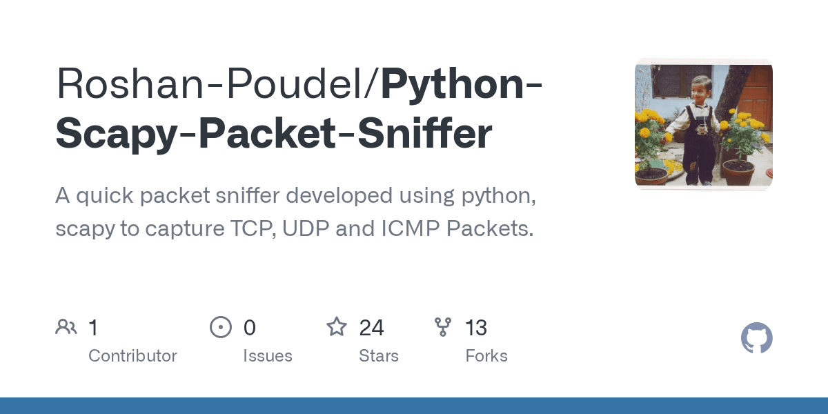 Packet Sniffer (Wireshark Clone)
