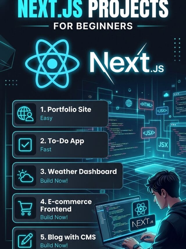 Top 5 React & Next.js Projects for Beginners