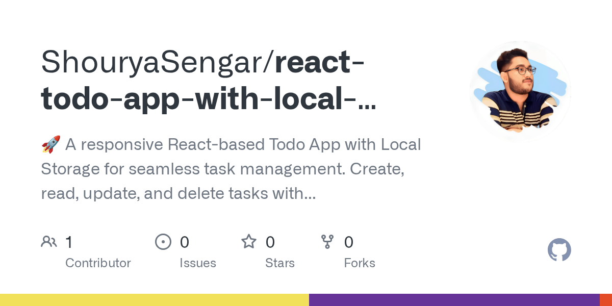 To-Do List (with LocalStorage)