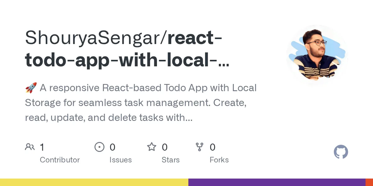 To-Do List (with LocalStorage)