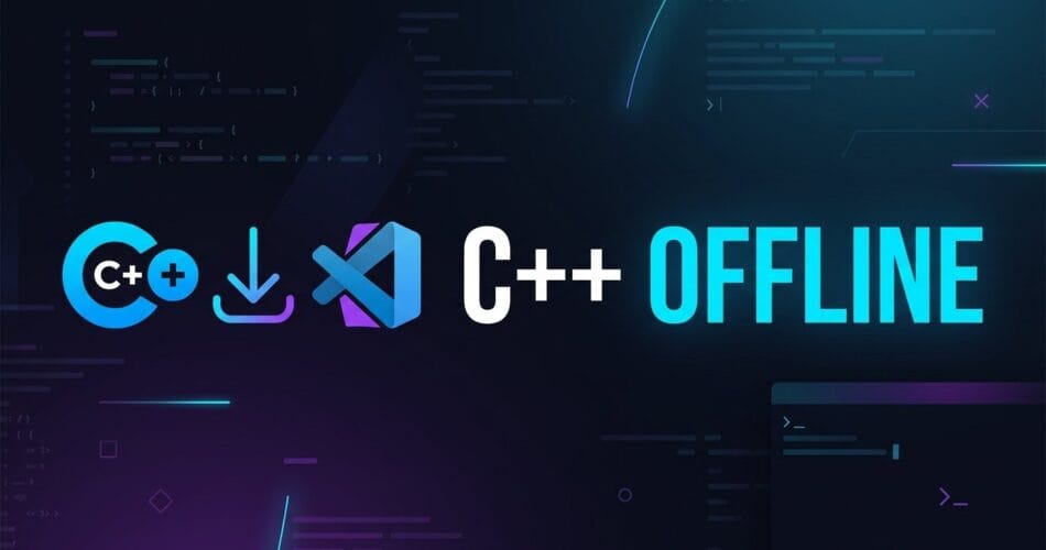 How to Download C/C++ Extension VSIX Offline for VS Code 1 download c++ extension vsix offline featured banner