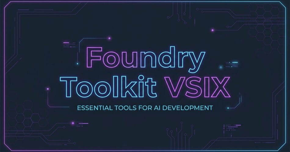foundry toolkit vs vsix package download