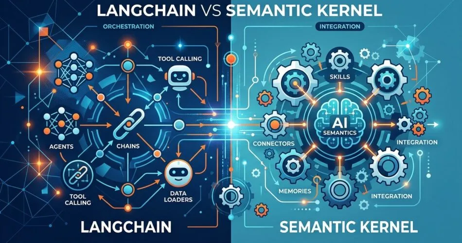 LangChain vs Semantic Kernel: Which AI Orchestration Framework is Best? (2026) 1 image 1 12d6aff4 c005 4751 8da2 8e5b25271e5c compressed