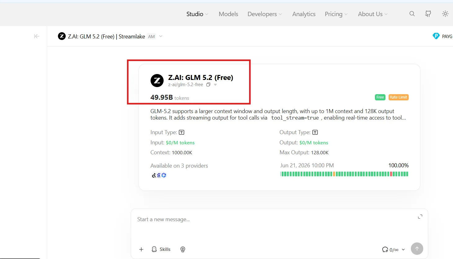 Finally I found a LLM which is completely FREE and powerful like Claude Fable 4 GLM 5.2 Free Specs Page